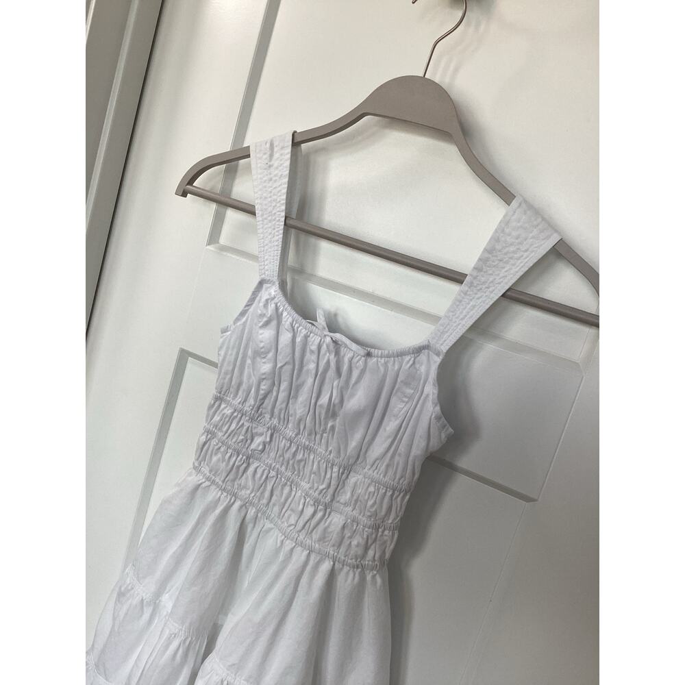 Aritzia Sunday Best Women's Martine Admiral Poplin Mini Dress Bohemian White 2XS - Picture 5 of 16